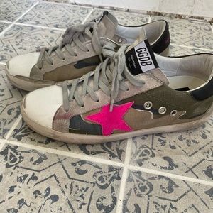 Golden Goose Superstar Camo Sneakers